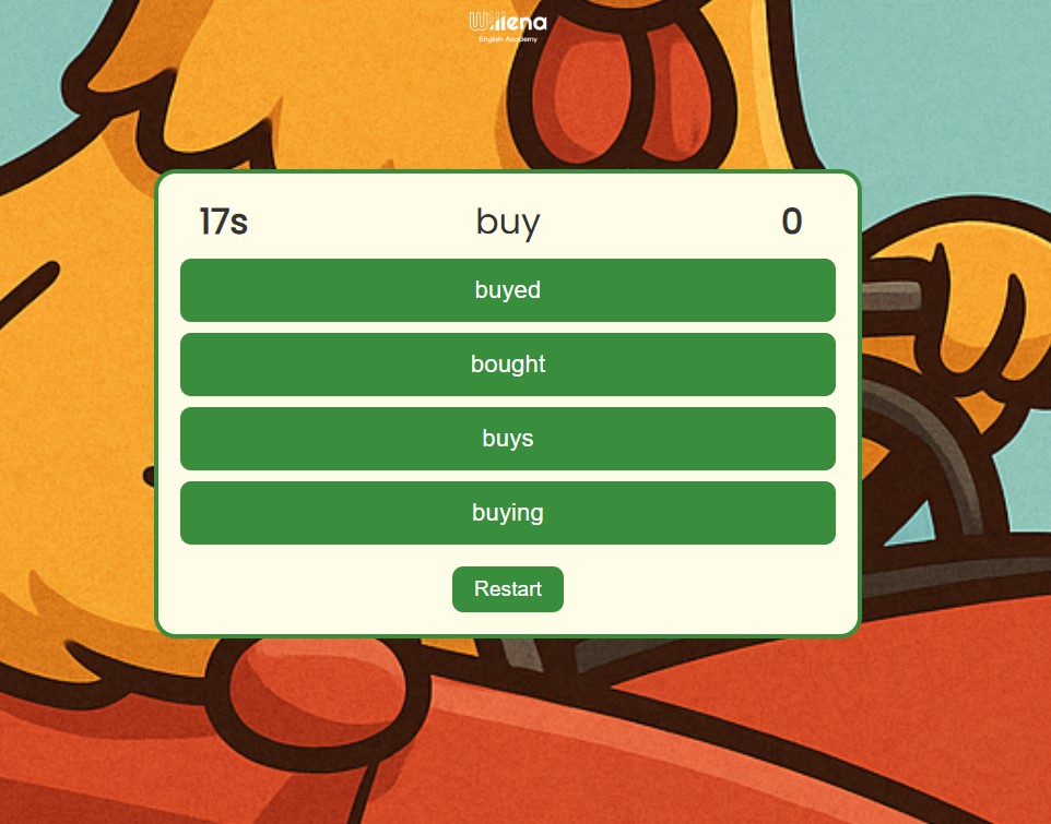 Past Tense Game